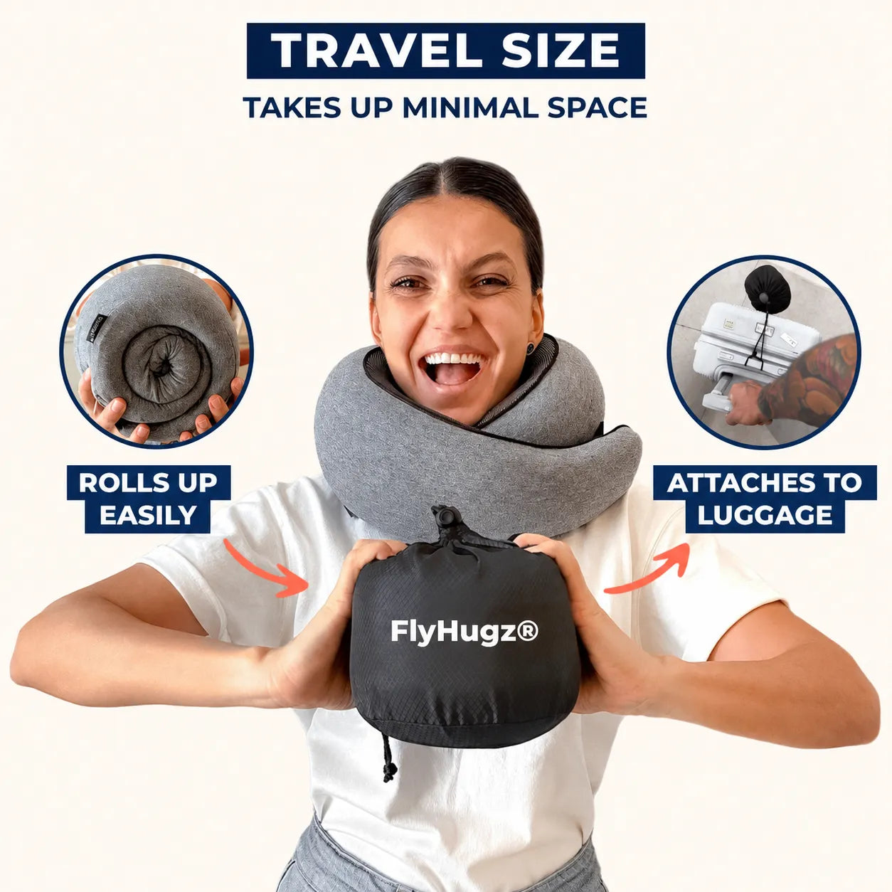 The Original FlyHugz® Travel Pillow